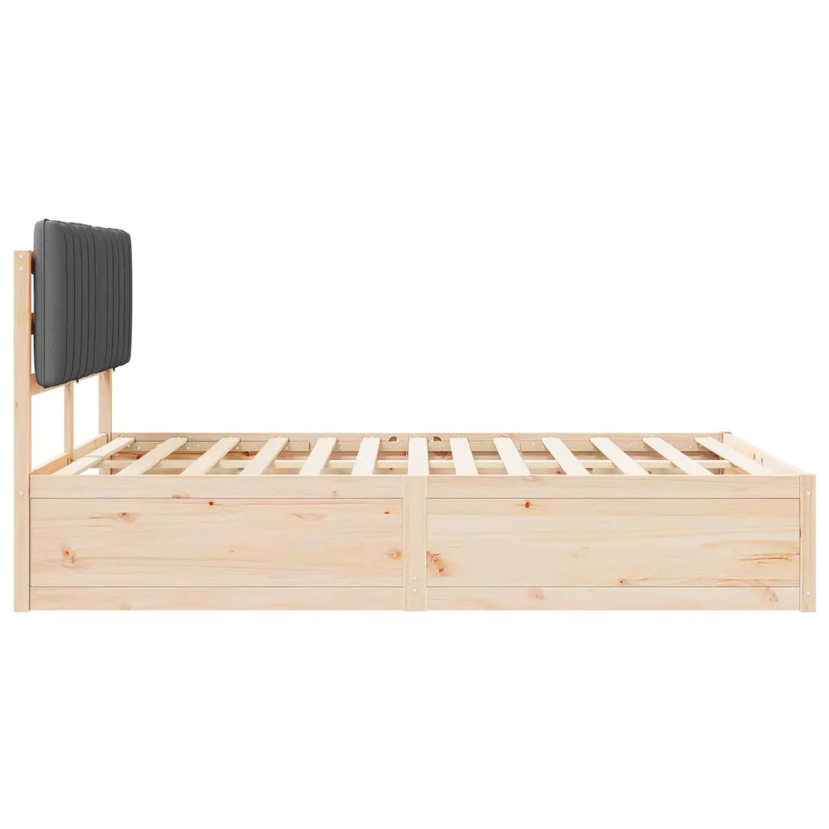Grey Upholstered Bed Frame