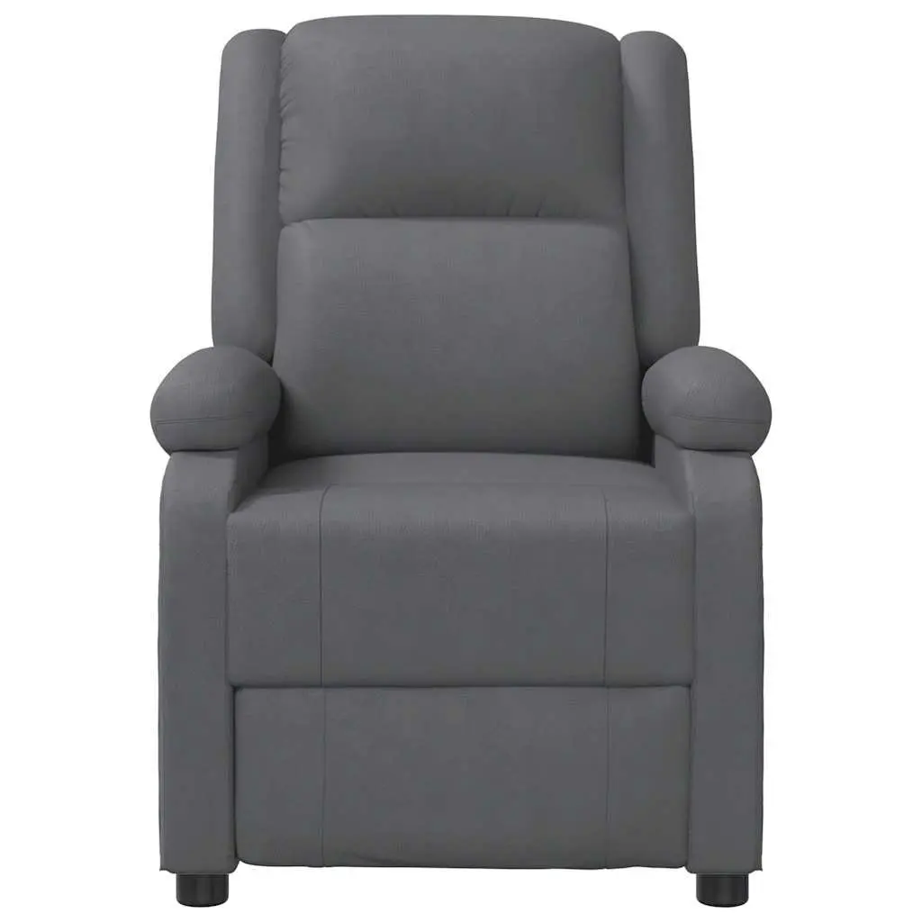 Electric Massage Chair Grey Reclining Vibration 3 Positions
