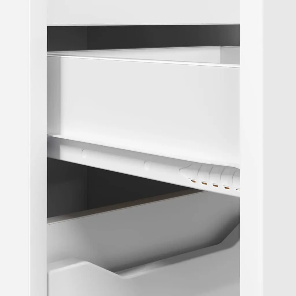Bathroom Furniture Set 4 Piece White Modern Storage Cabinet Basin Mirror Vanity