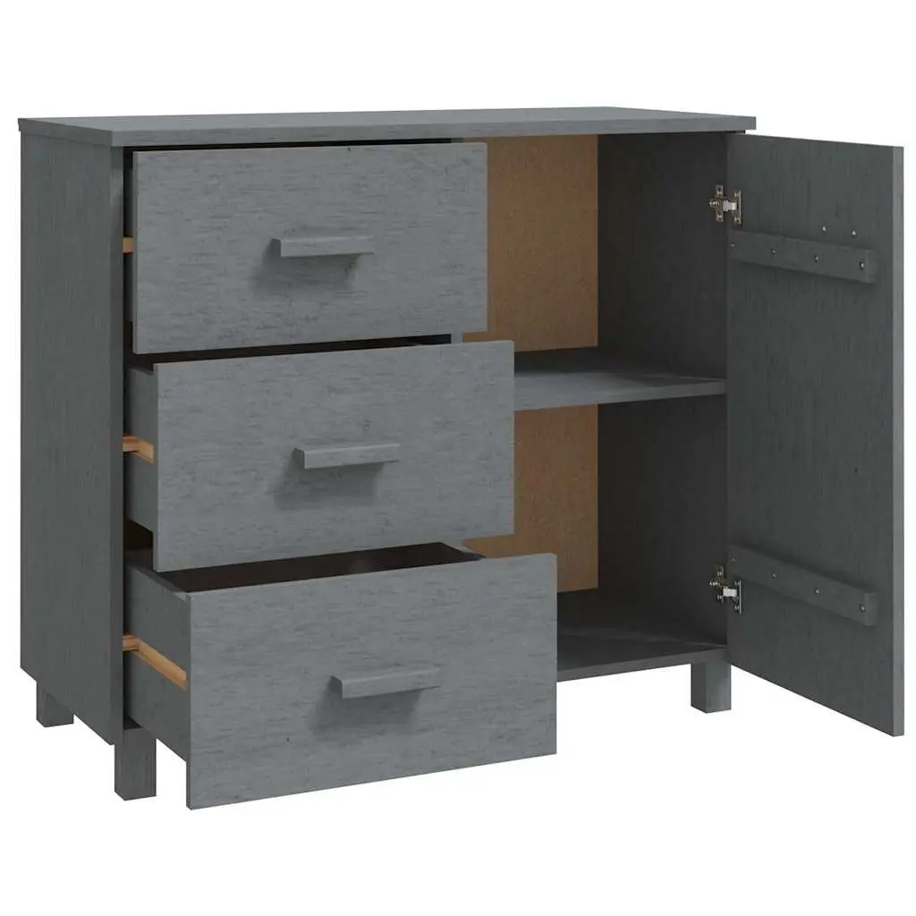 Grey Sideboard in Solid Pinewood