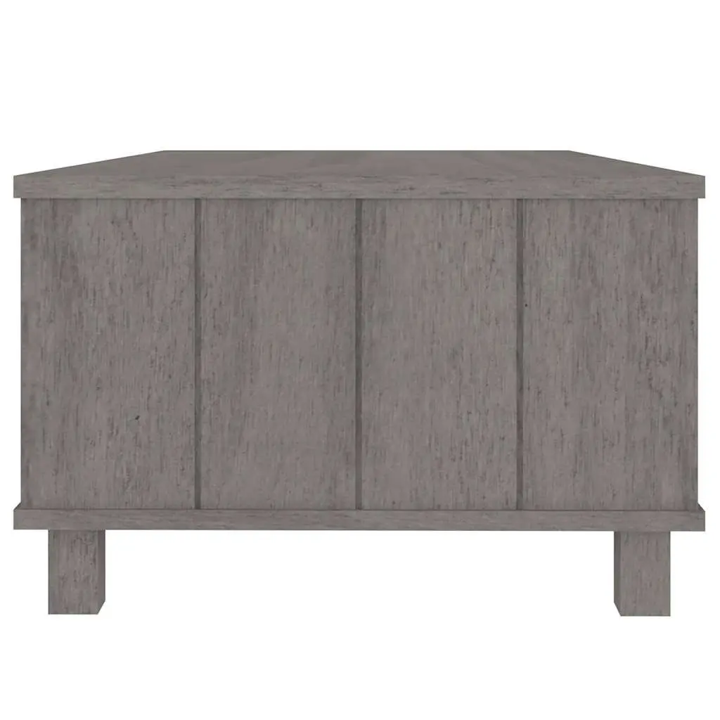 Grey Wooden Coffee Table with Drawer
