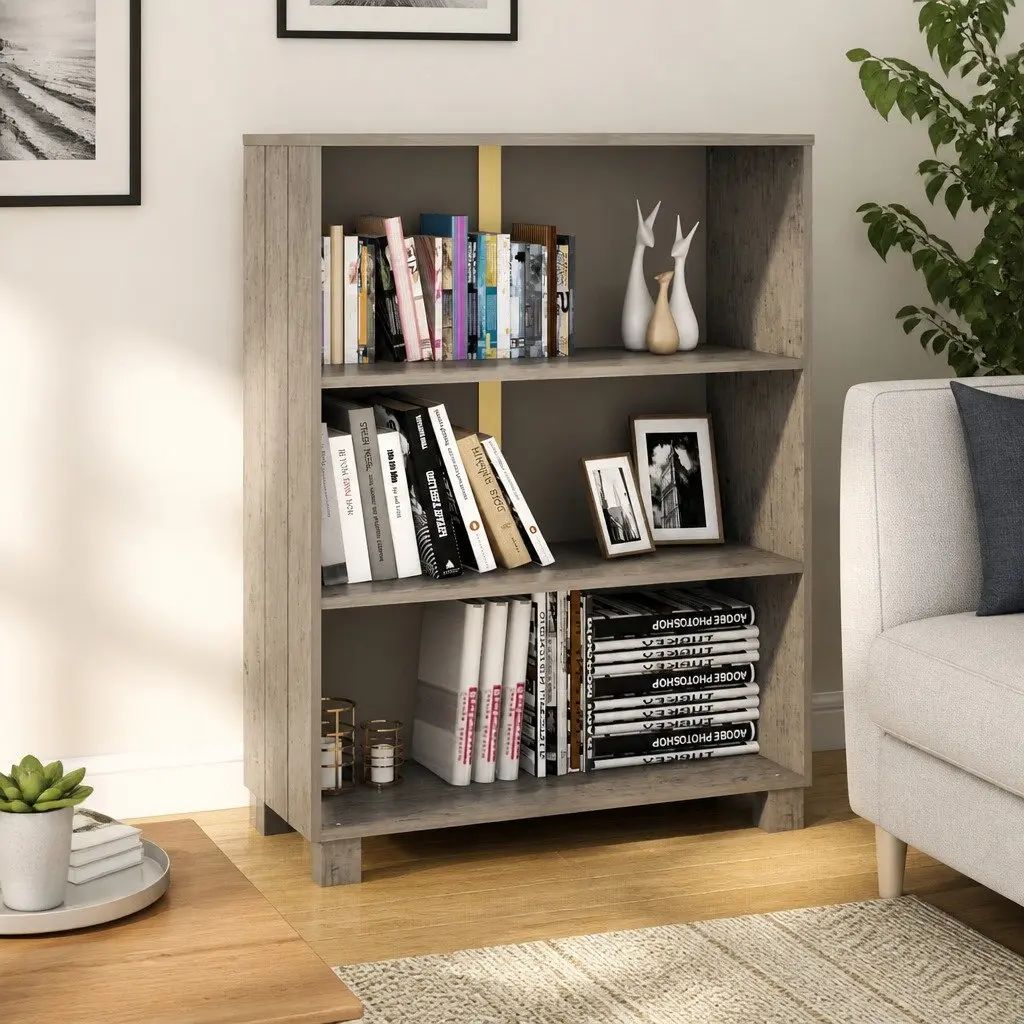 Light Grey Book Cabinet with Ample Storage