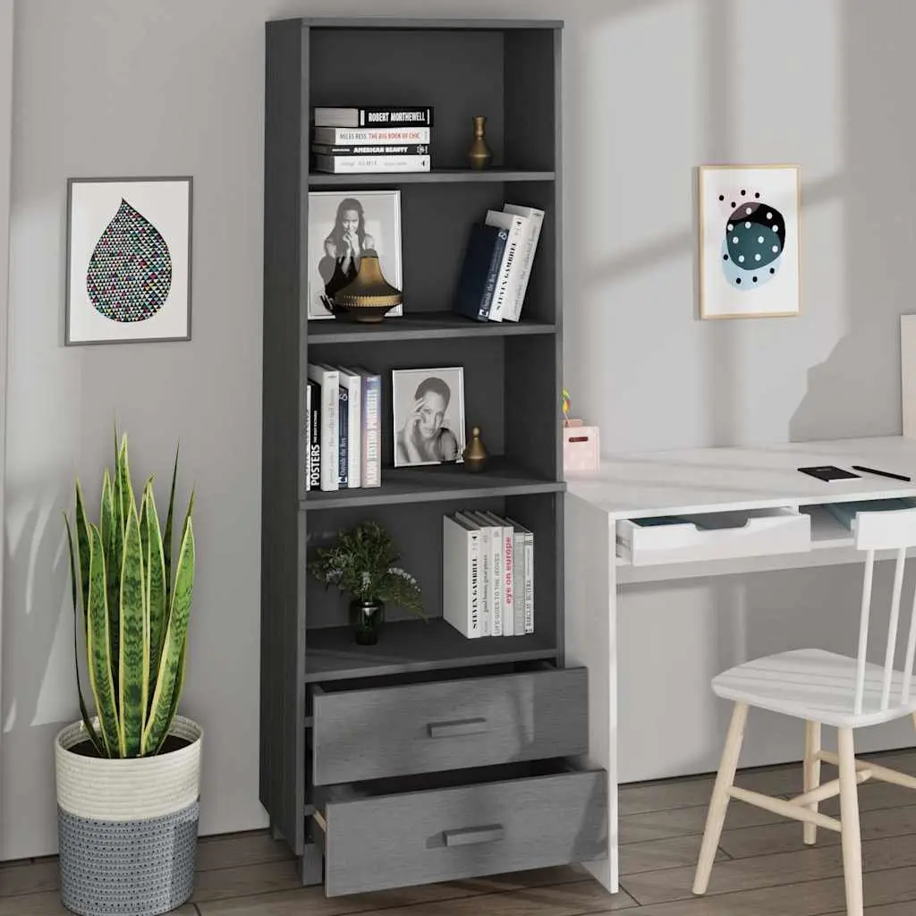 Grey Highboard Cabinet with Ample Storage Space