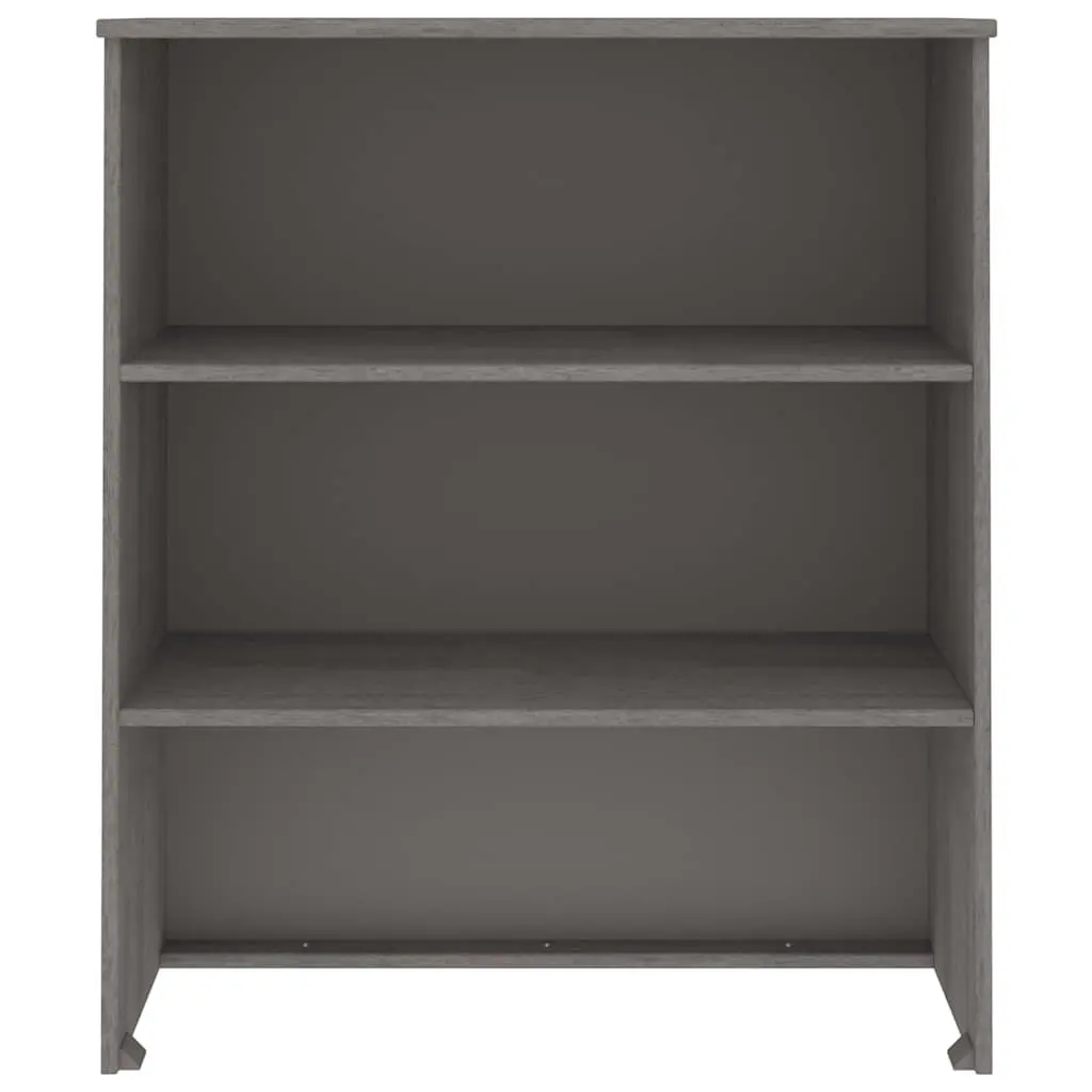 Highboard Top Light Grey 85x35x100cm Solid Pine Wood Sideboard Cabinet Topper