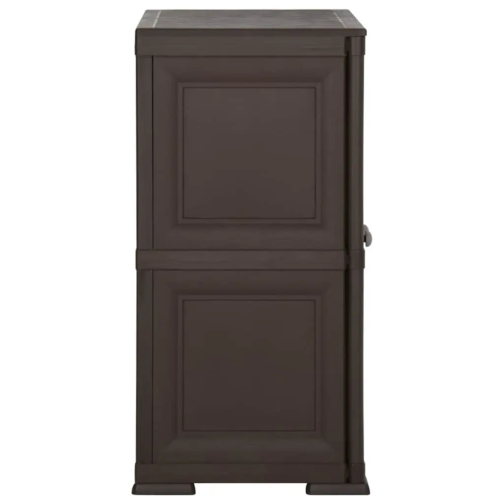 Storage Cabinet Organiser 79x43x85.5cm Brown Plastic