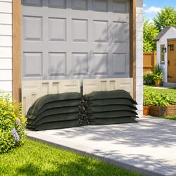 Reliable Dark Green Industrial Sandbags - 10 Pack