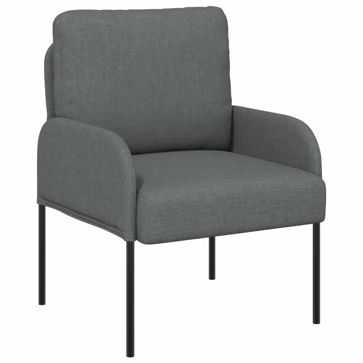 3-Piece Sofa Set Grey Indoor Living Room Furniture Cushion Couch