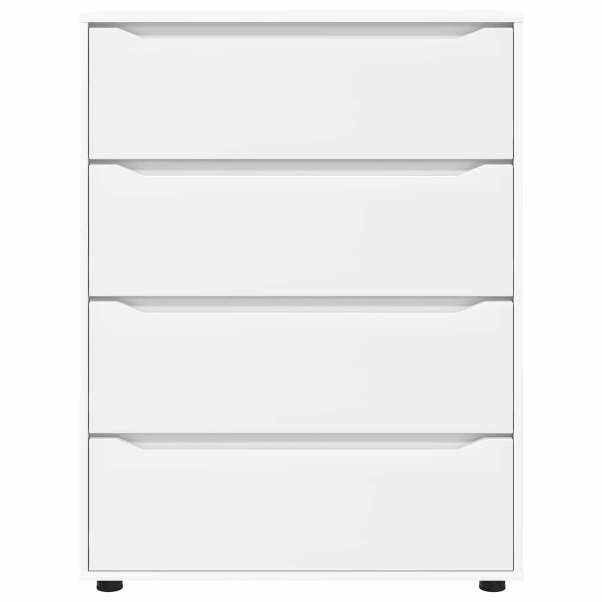 Storage Cabinet White 80x48x105cm Engineered Wood Bedroom Living Room Drawers