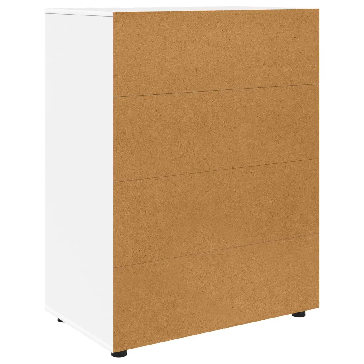 Storage Cabinet White 80x48x105cm Engineered Wood Bedroom Living Room Drawers