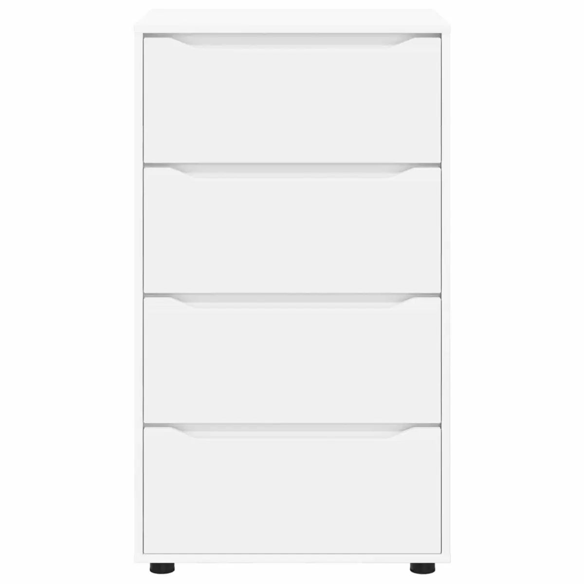 Storage Cabinet White Engineered Wood 60 x 48 x 105 cm Bedroom Living Room