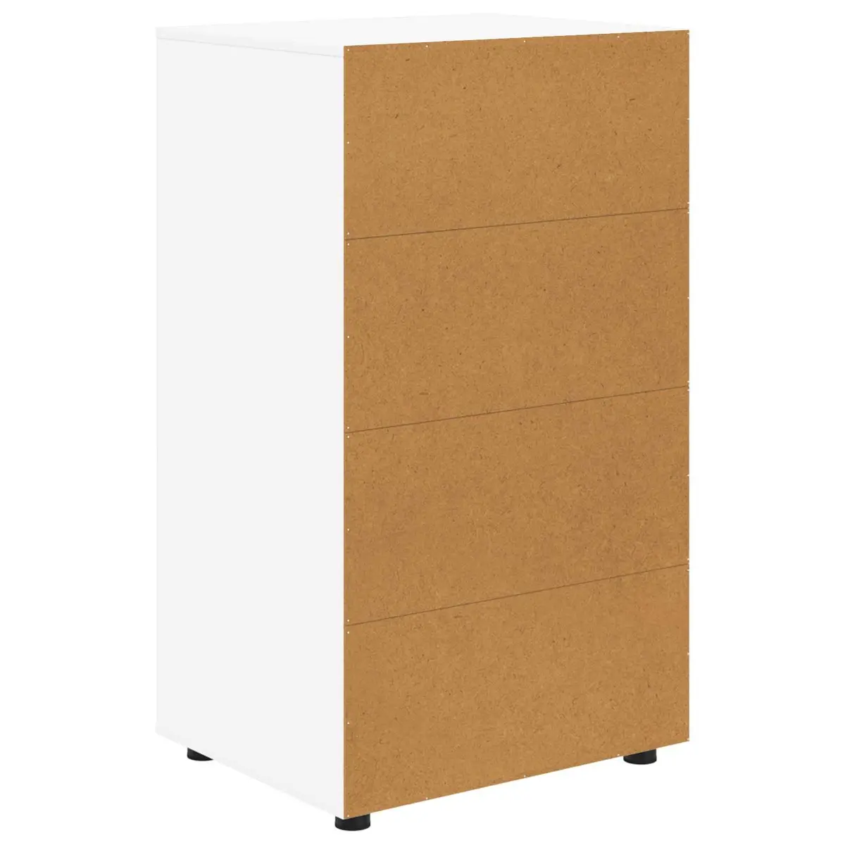 Storage Cabinet White Engineered Wood 60 x 48 x 105 cm Bedroom Living Room