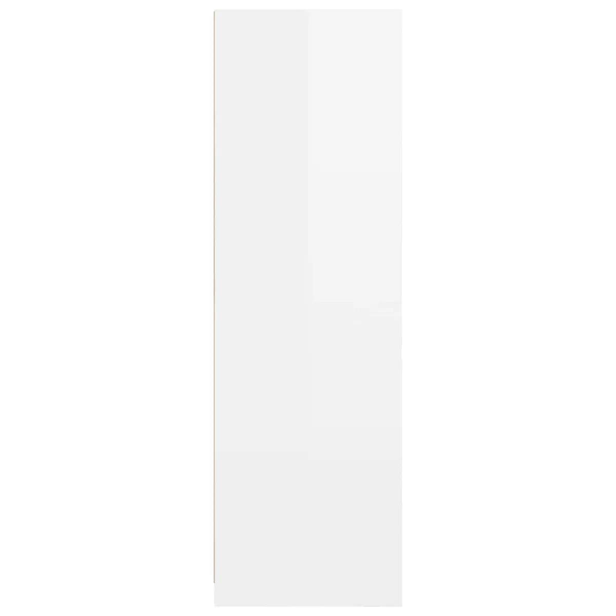 Wardrobe Storage Cupboard 79.5 x 49 x 156 cm High Gloss White