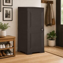 Brown Storage Cabinet 40x43x85.5cm - Ideal for Organizing