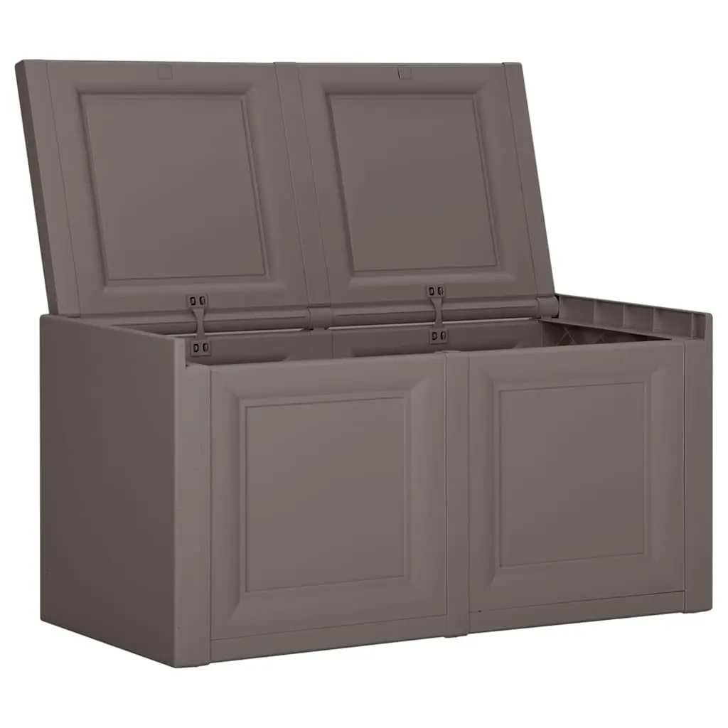 Storage Cushion Box Bench Seat Indoor Outdoor 86x40x42cm Grey