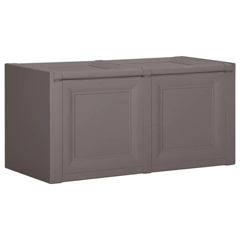 Storage Cushion Box Bench Seat Indoor Outdoor 86x40x42cm Grey