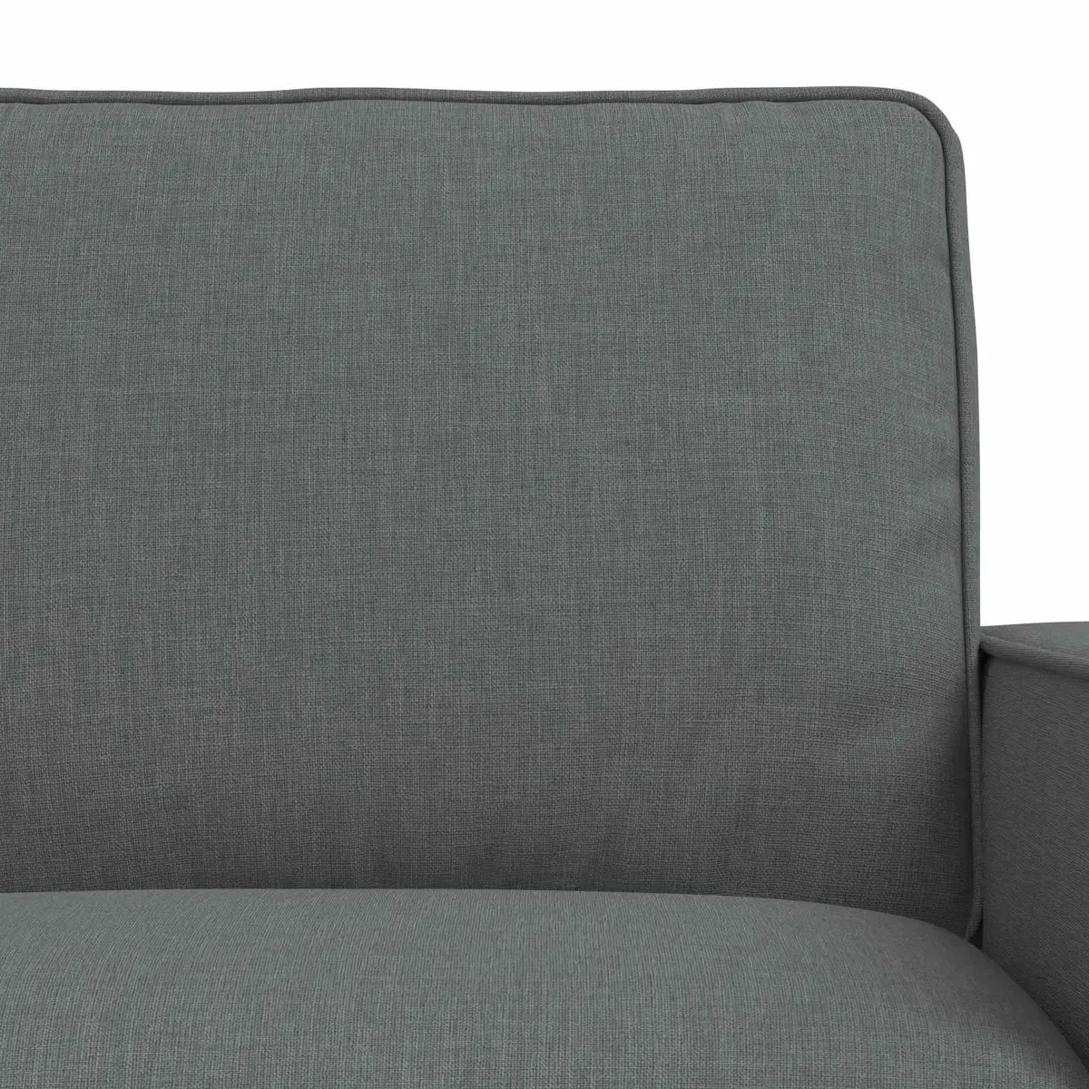 Modular Sofa Set Sectional Living Room Furniture 2 Piece Grey Fabric