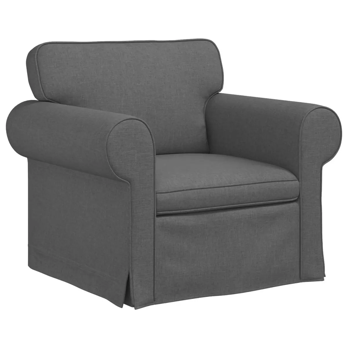Sofa Set 2 pcs Grey Modular Living Room Furniture Modern Contemporary Design