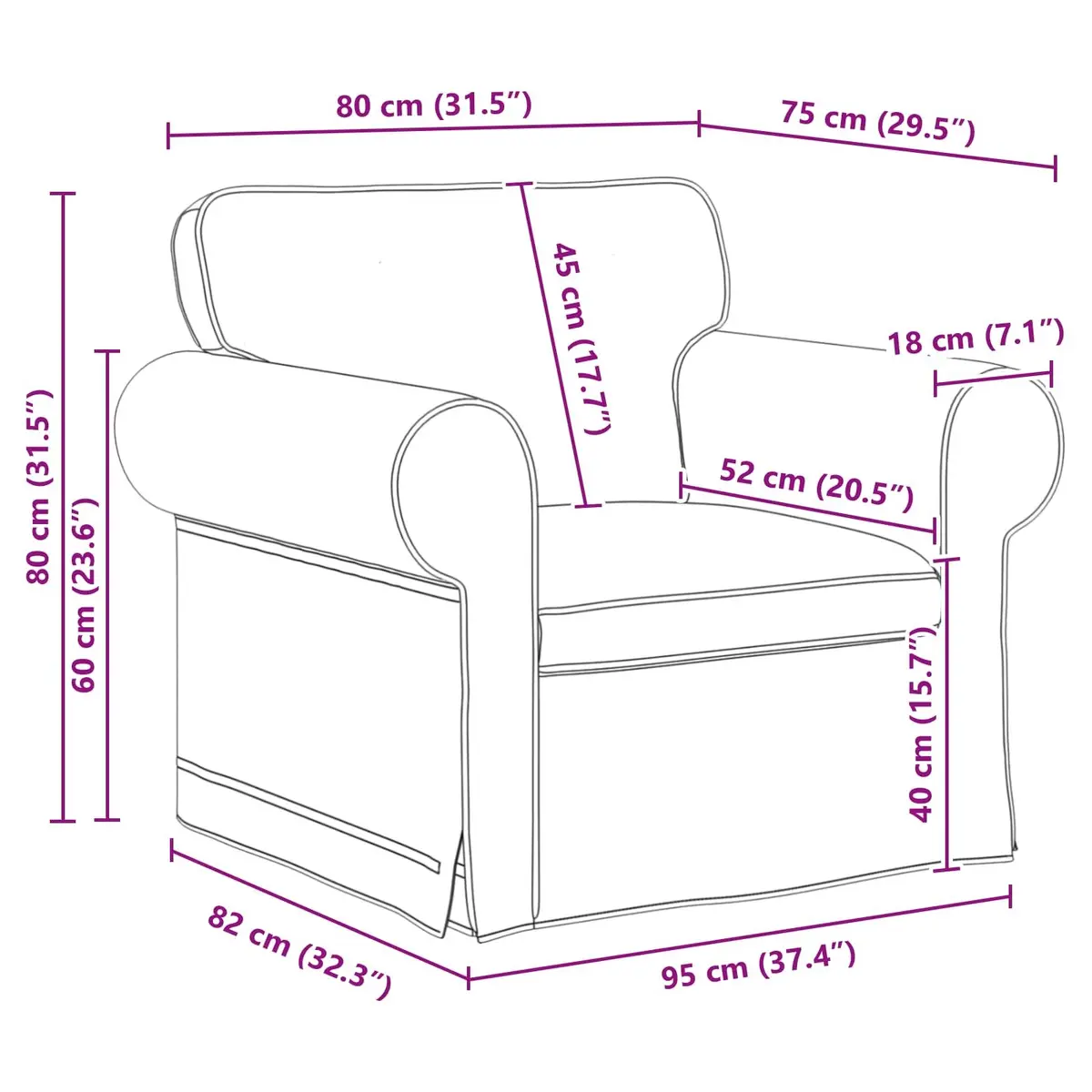 Sofa Set 2 Pieces Black Modular Living Room Furniture Contemporary Design 245cm