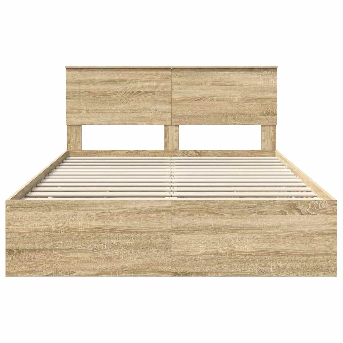 Bed Frame with Integrated Storage for Comfort 150x200cm