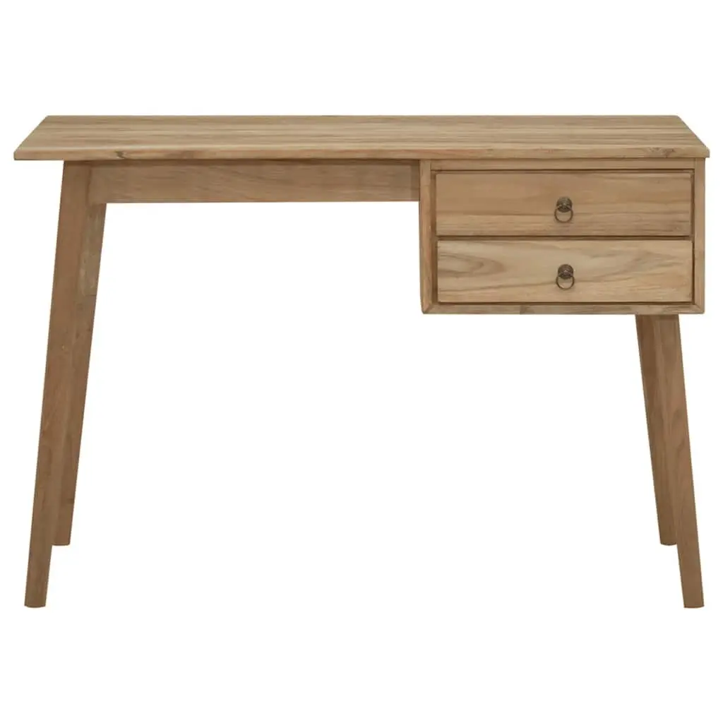 Solid Wood Desk Office Writing Table 110 x 52 x 75 cm Brown Rustic