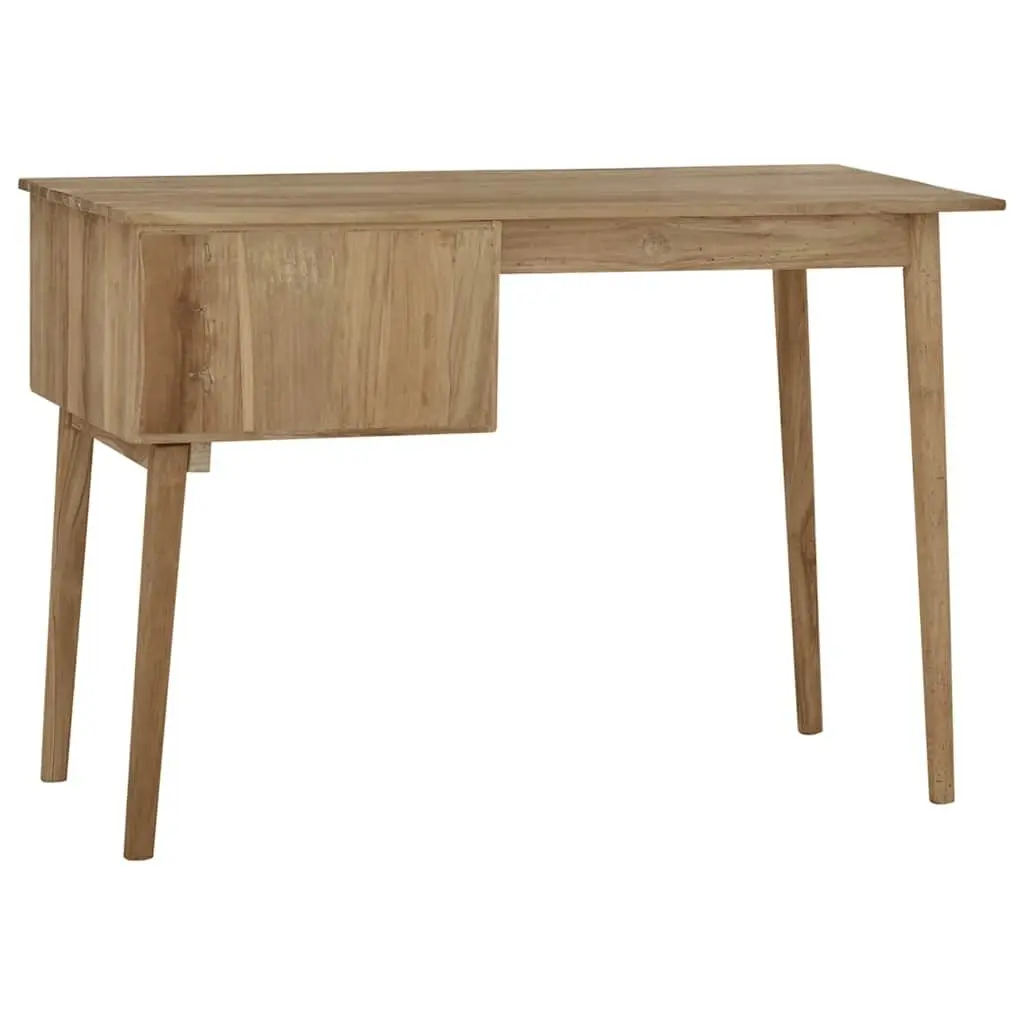 Solid Wood Desk Office Writing Table 110 x 52 x 75 cm Brown Rustic