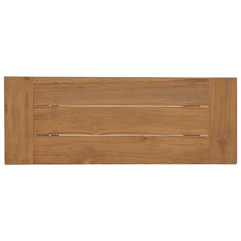 Teak Bench Kitchen Dining Room Hallway Seating 80cm Brown