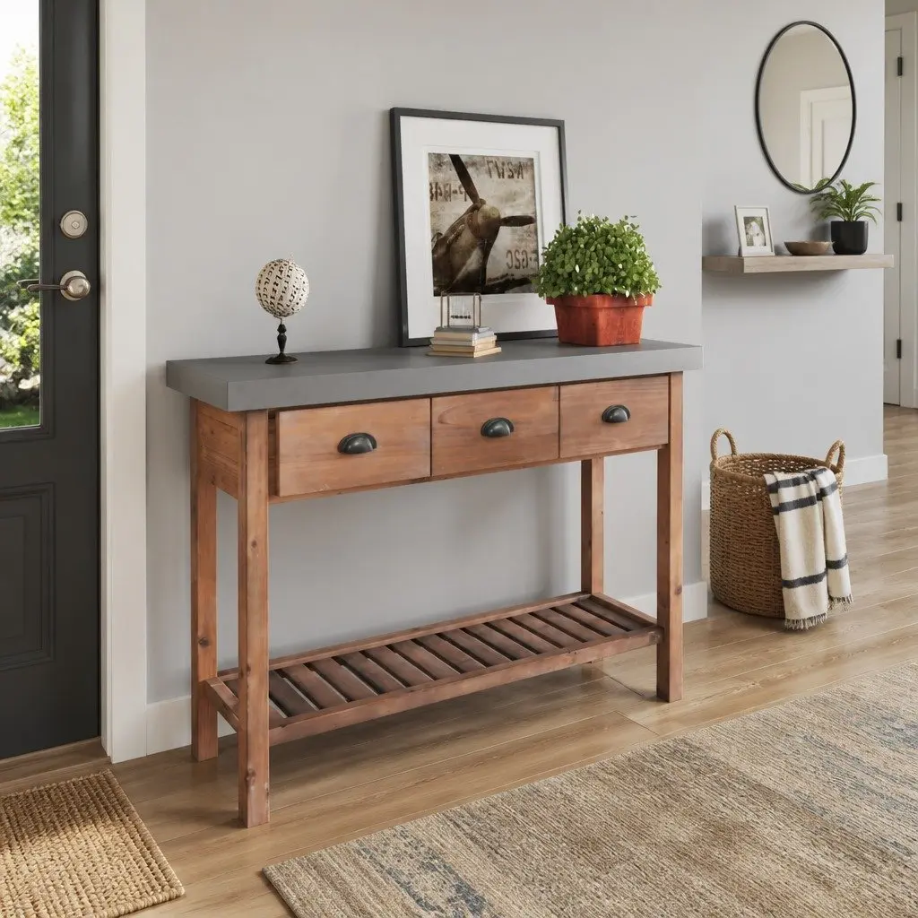 Console Table with Ample Storage Space