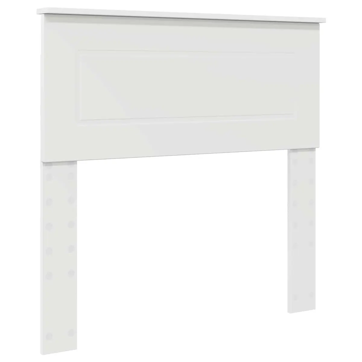 White Bed Frame with Headboard for Comfort