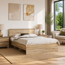 Comfortable and Functional 150 x 200 cm Bed Frame