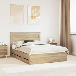 Comfortable and Practical Bed Frame with Storage Drawers