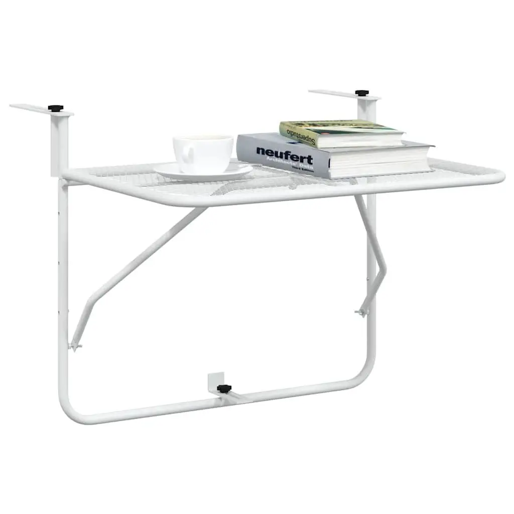 White Balcony Table