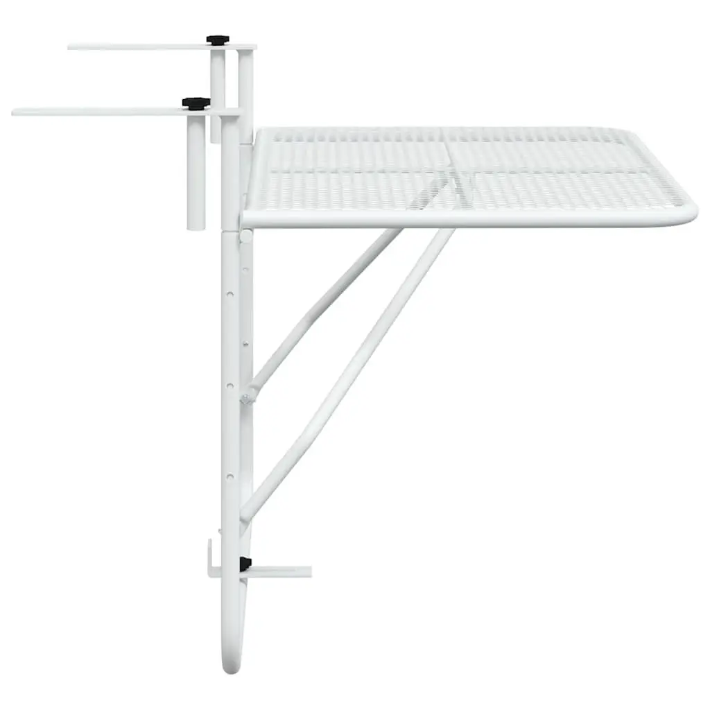 White Balcony Table