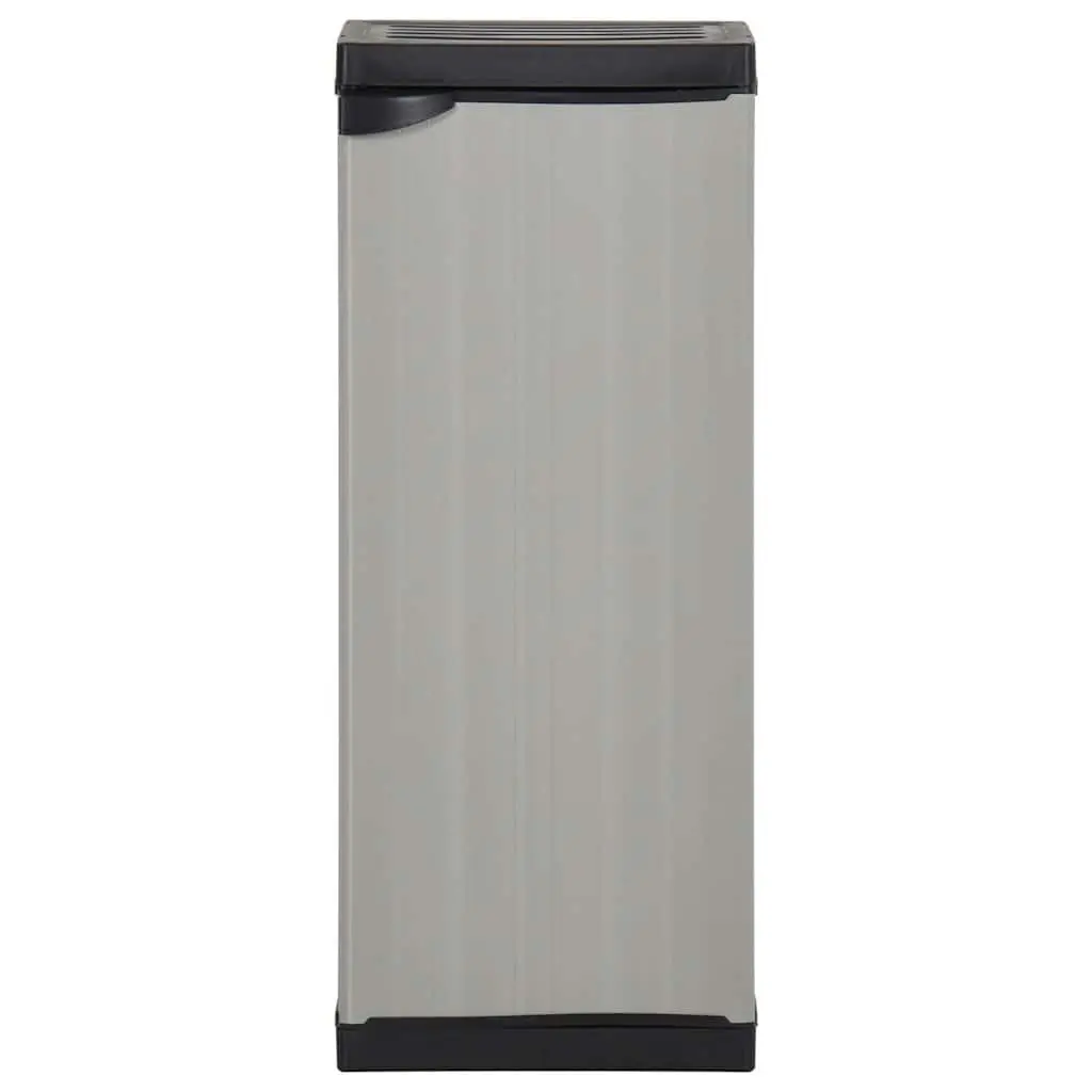 Garden Storage Cabinet Outdoor Organiser 35x40x85cm Grey
