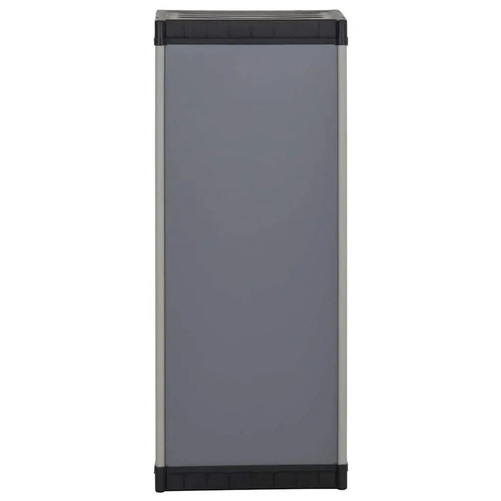 Garden Storage Cabinet Outdoor Organiser 35x40x85cm Grey