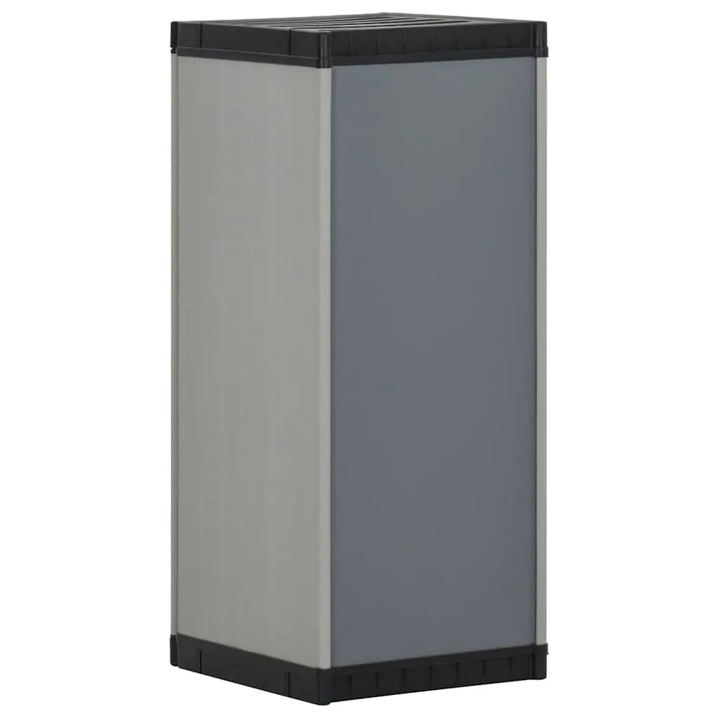 Garden Storage Cabinet Outdoor Organiser 35x40x85cm Grey