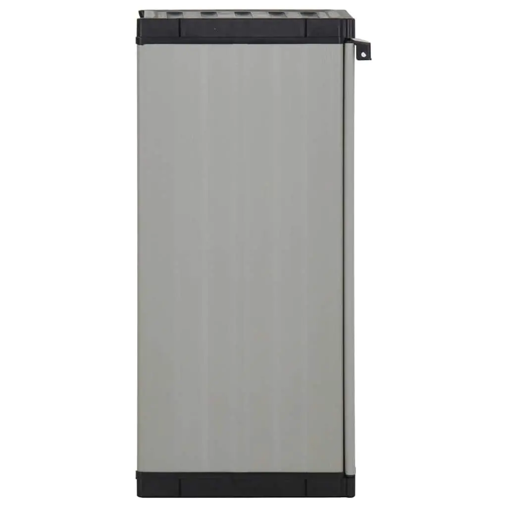 Garden Storage Cabinet Outdoor Organiser 35x40x85cm Grey