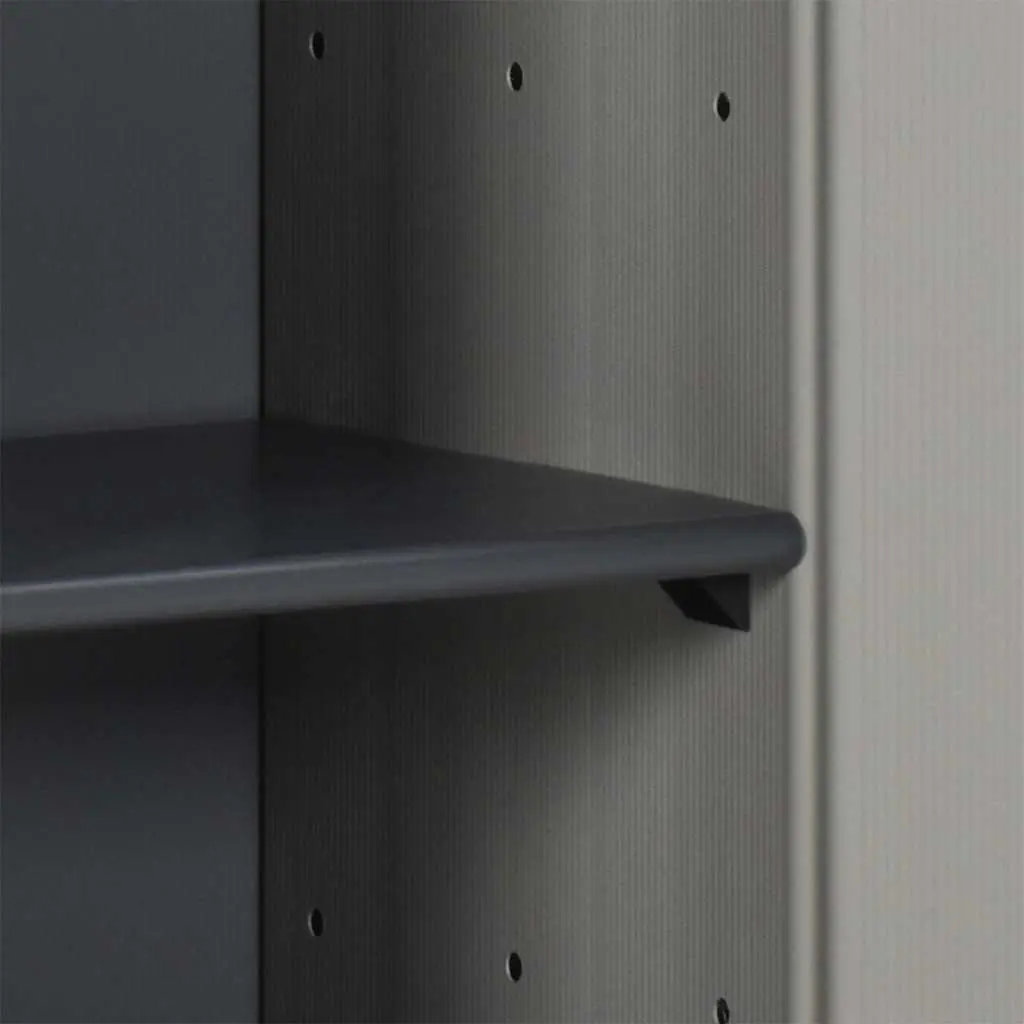 Garden Storage Cabinet Outdoor Organiser 35x40x85cm Grey