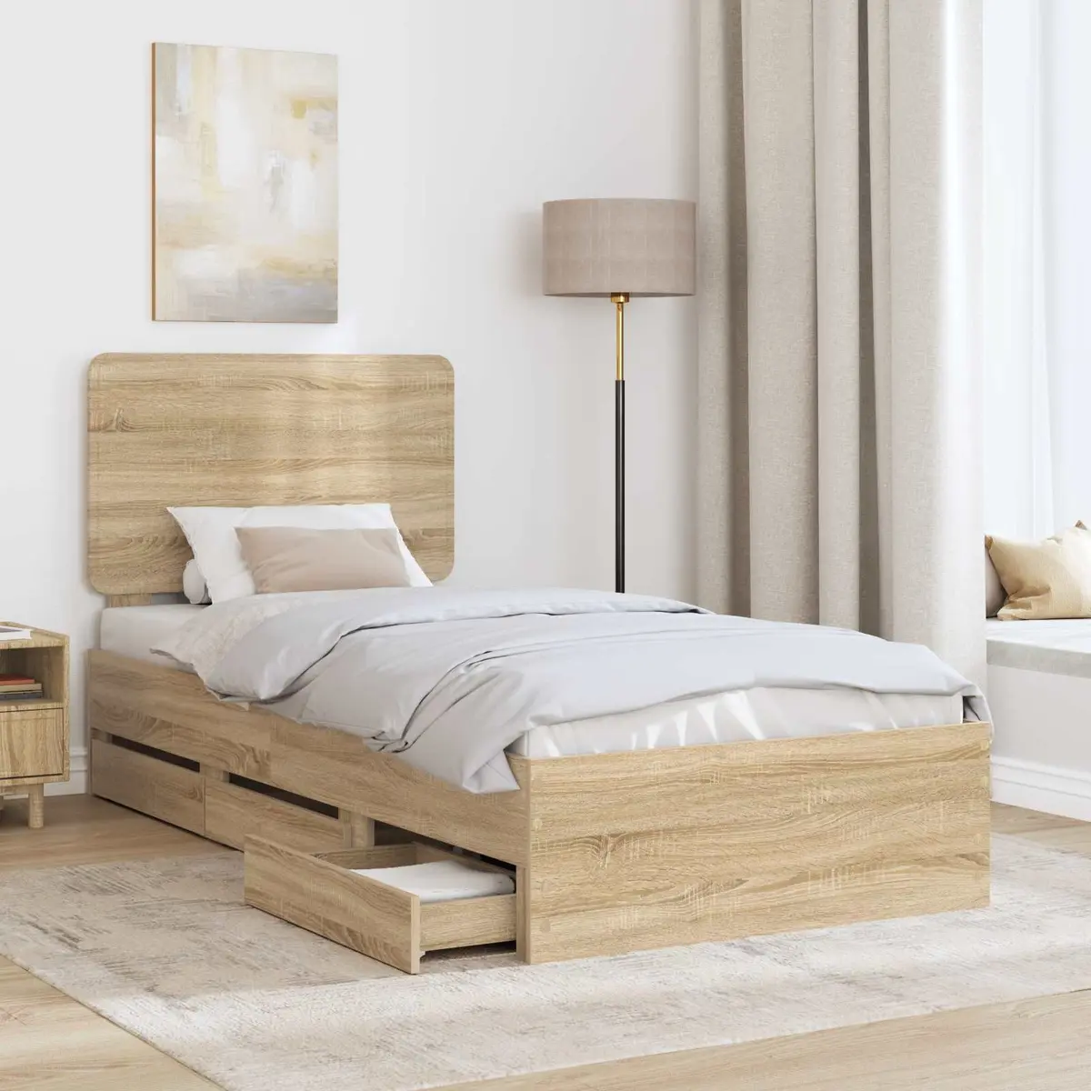 Bed Frame with Drawer Storage, Easy Maintenance