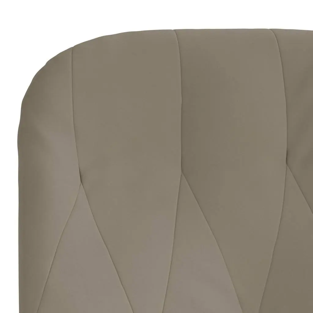 Relaxing Chair Light Grey Velvet 360 Degree Swivel Arm Chair Comfortable Lounge