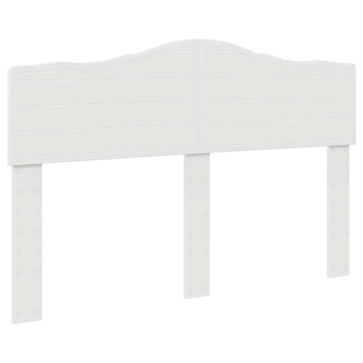 White Bed Frame with Storage Drawers and Headboard