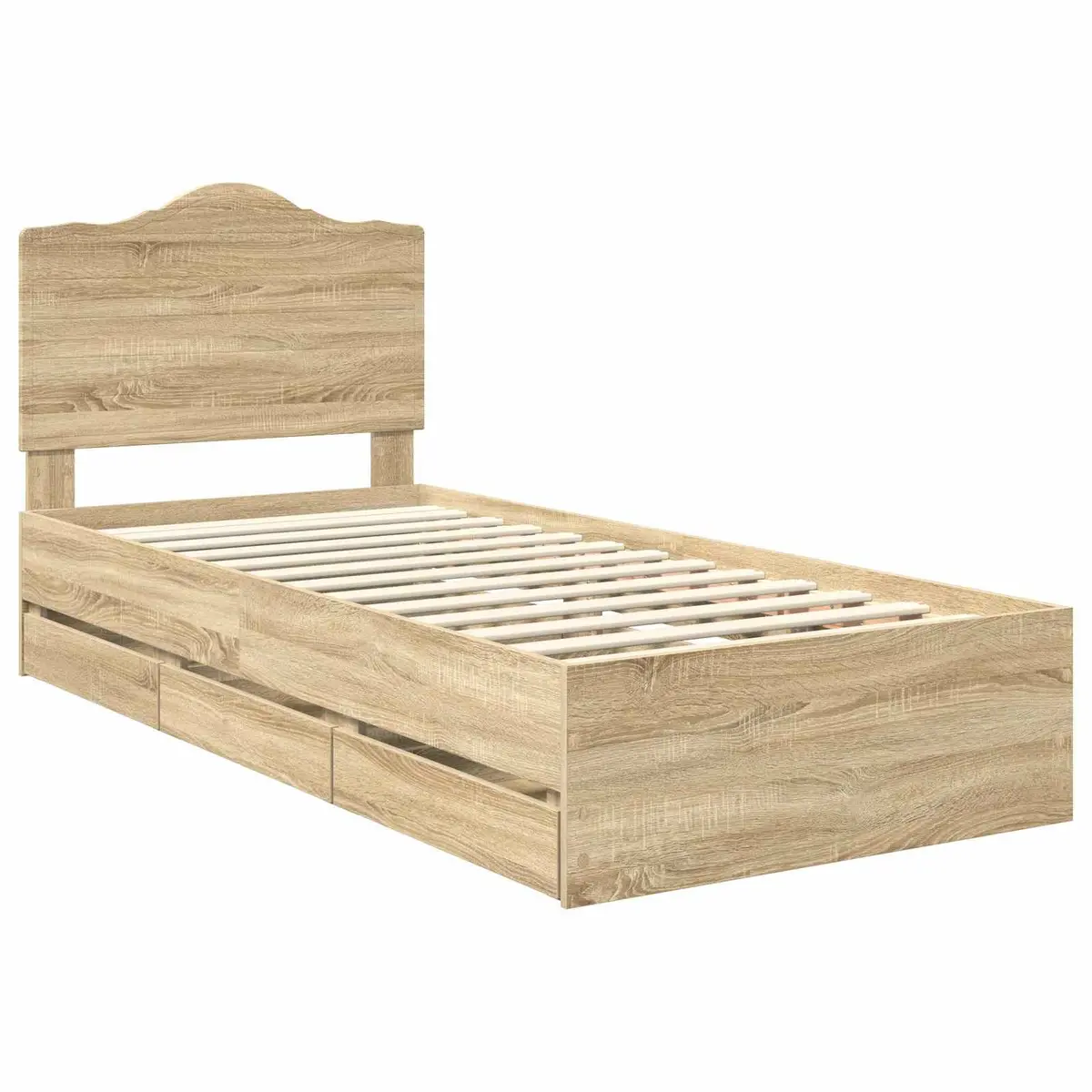 Bed Frame with Storage 90 x 190 cm