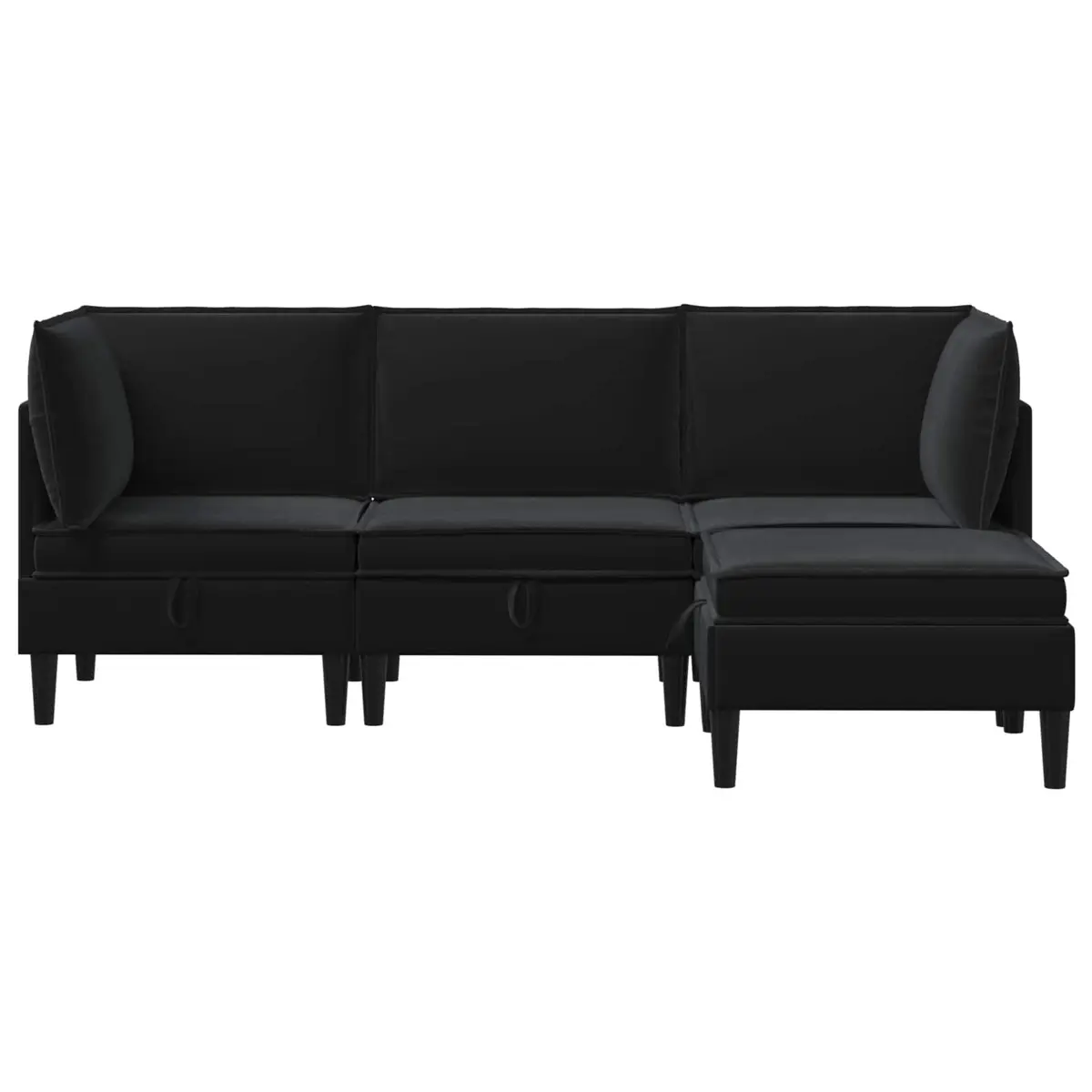 4-Piece Velvet Sofa Set