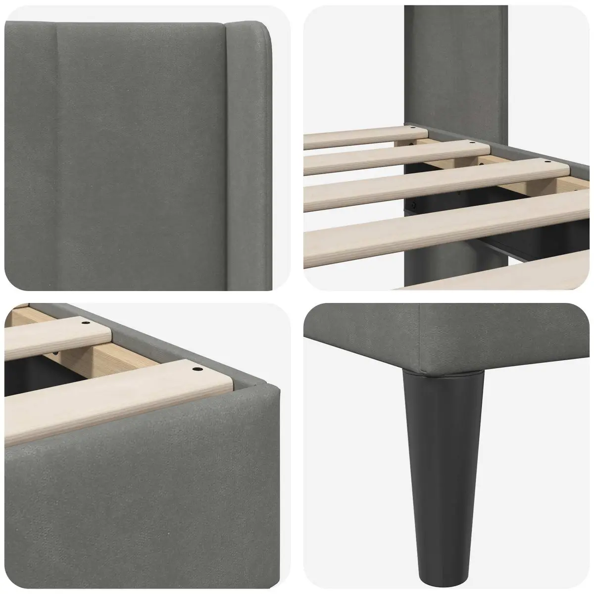 Bed Frame with a Touch of Elegance