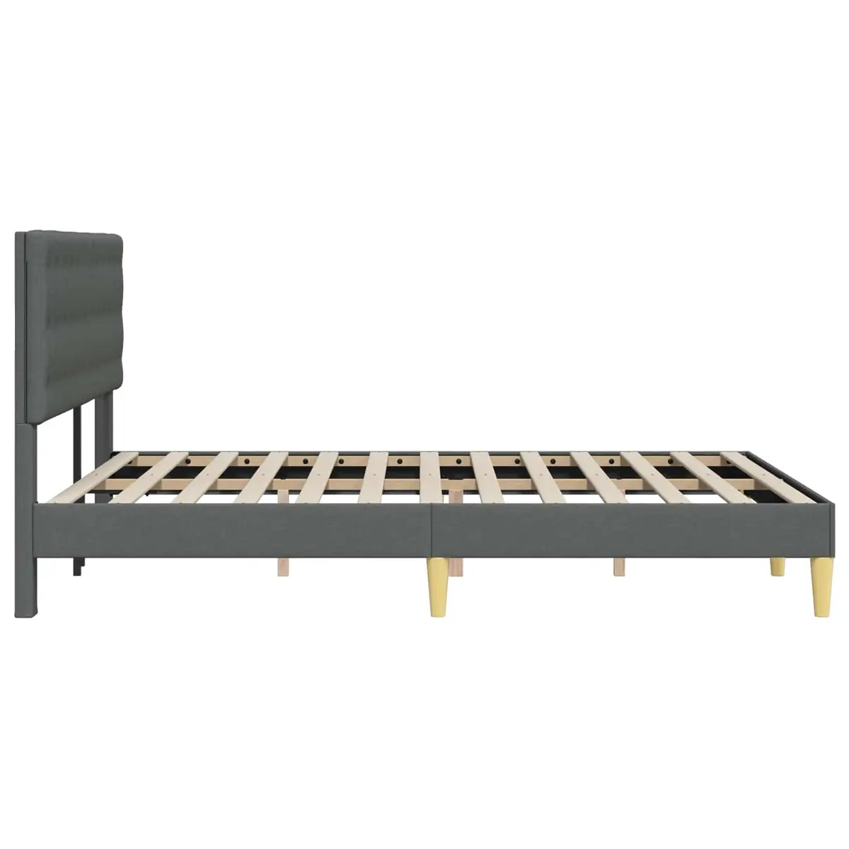 Bed Frame with Fabric Upholstered Headboard