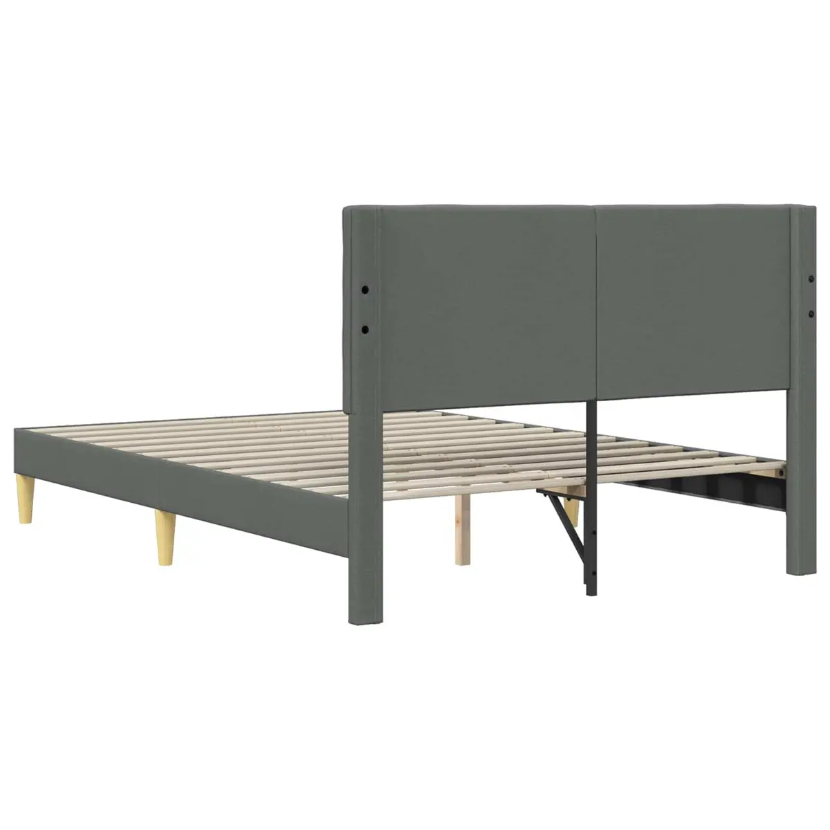 Bed Frame with Fabric Upholstered Headboard