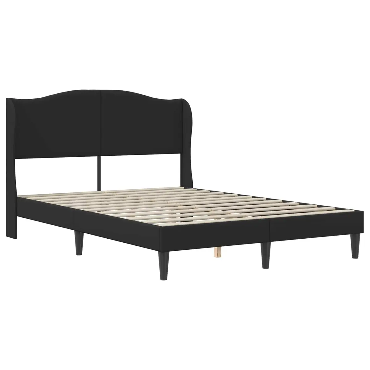 Bed Frame with Headboard in Black