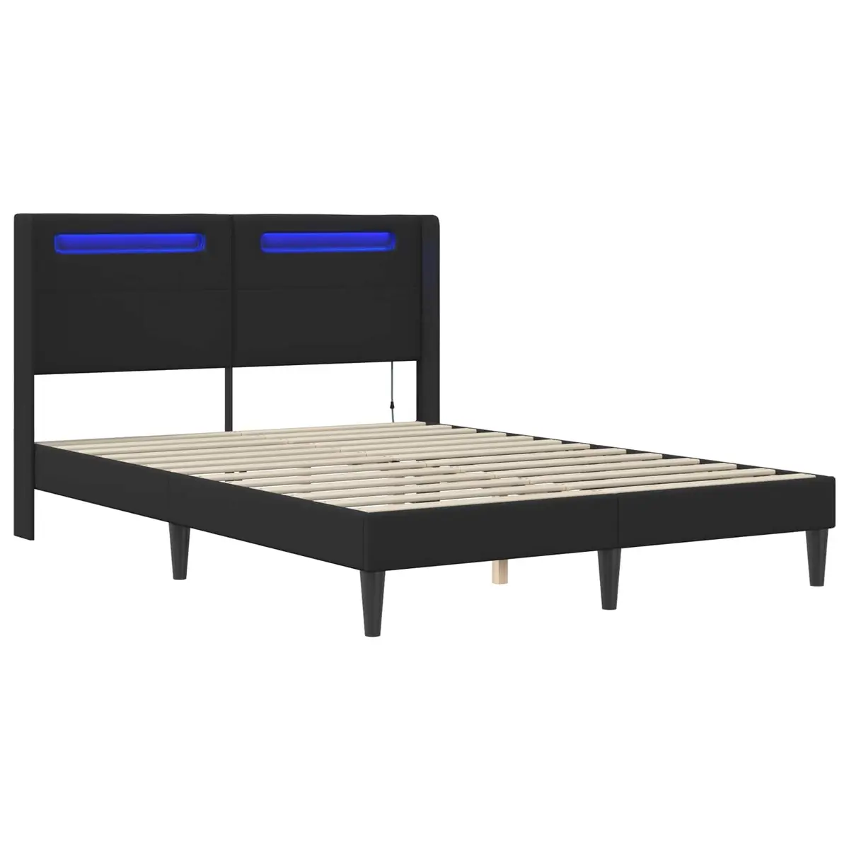 Bed Frame with LED Lighting