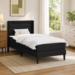 Reliable Black Bed Frame with Foam Mattress at Great Value