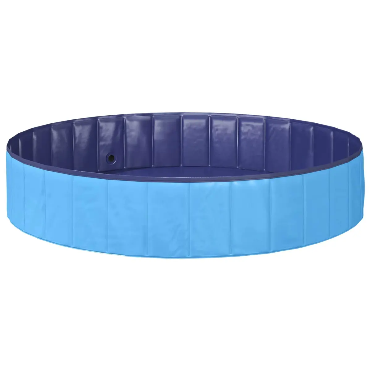 Kids Foldable Swimming Pool Outdoor Garden Backyard Portable 160cm Blue Round