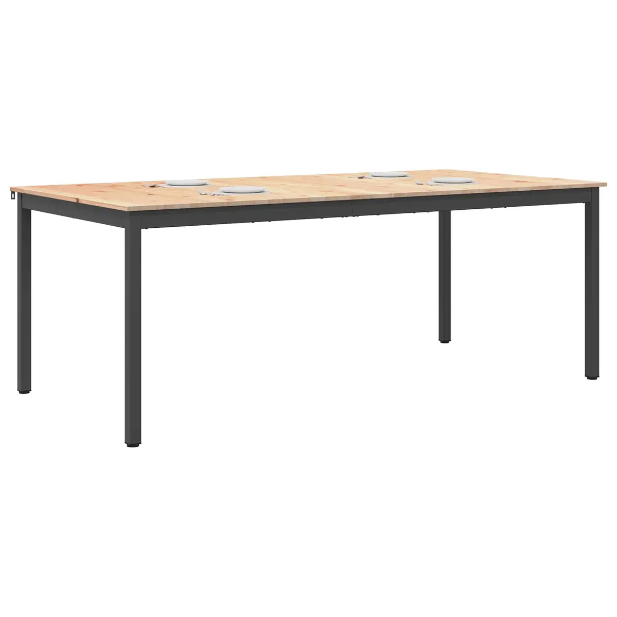 Dining Table in Solid Pine Wood 200 cm